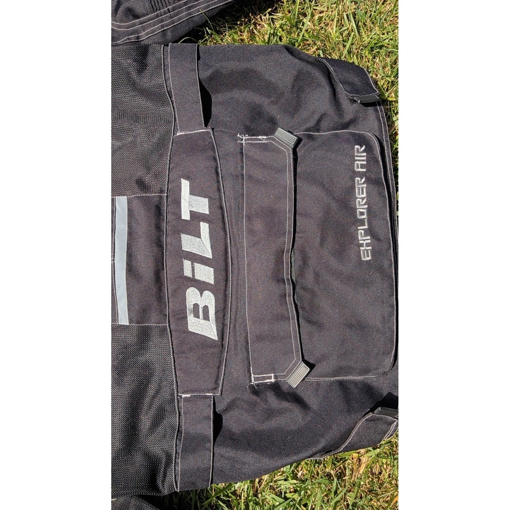 BILT Explorer Air Motorcycle Jacket XL CE Armor 3 Layer Textile Touring Black - Picture 15 of 16